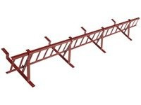 Zestaw płotka przeciwśniegowego o długości 200 cm i wysokości 20 cm, do blachy panelowej o module 380 mm / 35 mm