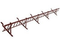Zestaw płotka przeciwśniegowego o długości 200 cm o wysokości 15 cm, do blachy panelowej o module 380 mm / 35 mm