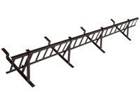 Zestaw płotka przeciwśniegowego o długości 200 cm i wysokości 20 cm, do blachy panelowej o module 380 mm / 35 mm