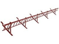 Zestaw płotka przeciwśniegowego o długości 200 cm i wysokości 20 cm, do blachy panelowej o module 380 mm / 35 mm