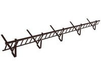 Zestaw płotka przeciwśniegowego o długości 200 cm i wysokości 20 cm, do blachodachówki o module 350 mm / 30 mm