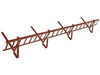 Zestaw płotka przeciwśniegowego o długości 200 cm i wysokości 15 cm, do blachodachówki o module 460 mm / 20 mm
