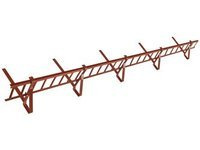 Zestaw płotka przeciwśniegowego o długości 200 cm i wysokości 15 cm do blachodachówki o module 350 mm / 35 mm