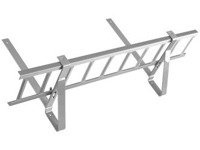 Zestaw płotka przeciwśniegowego o długości 150 cm i wysokości 20 cm do blachodachówki o module 400 mm / 20 mm