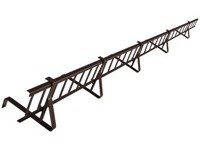 Zestaw płotka przeciwśniegowego o długości 200 cm  wysokości 15 cm, na dach pokryty karpiówką