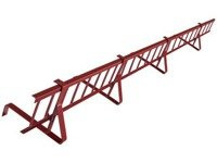 Zestaw płotka przeciwśniegowego o długości 150 cm i wysokości 20 cm, na dach pokryty karpiówką