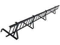 Zestaw płotka przeciwśniegowego o długości 200 cm  wysokości 15 cm, na dach pokryty karpiówką