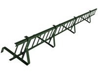 Zestaw płotka przeciwśniegowego o długości 150 cm i wysokości 20 cm, na dach pokryty karpiówką