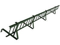 Zestaw płotka przeciwśniegowego o długości 200 cm  wysokości 15 cm, na dach pokryty karpiówką