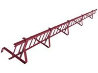 Zestaw płotka przeciwśniegowego o długości 200 cm  wysokości 15 cm, na dach pokryty karpiówką