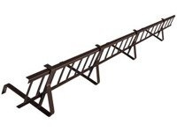 Zestaw płotka przeciwśniegowego o długości 150 cm i wysokości 20 cm, na dach pokryty karpiówką
