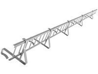 Zestaw płotka przeciwśniegowego o długości 200 cm i wysokości 15 cm, do dachówek betonowych i ceramicznych
