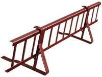 Zestaw płotka przeciwśniegowego o długości 150 cm i wysokości 15 cm, do dachówek betonowych i ceramicznych