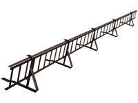Zestaw płotka przeciwśniegowego o długości 200 cm i wysokości 20 cm, do dachówek betonowych i ceramicznych