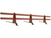 Zestaw ochrony rurowej o długości 150 cm, z 2 rzędami rur, do blachodachówki o module 350 mm / 30 mm