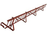 Zestaw płotka przeciwśniegowego o długości 150 cm i wysokości 15 cm, do dachówek betonowych i ceramicznych