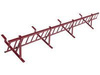 Zestaw płotka przeciwśniegowego o długości 150 cm i wysokości 15 cm, do blachy panelowej o module 380 mm / 35 mm