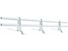 Zestaw ochrony rurowej o długości 150 cm, z 2 rzędami rur, do blachodachówki o module 400 mm / 20 mm