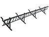 Zestaw płotka przeciwśniegowego o długości 150 cm i wysokości 20 cm, do blachy panelowej o module 380 mm / 35 mm