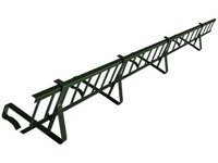 Zestaw płotka przeciwśniegowego o długości 150 cm i wysokości 15 cm, do dachówek betonowych i ceramicznych