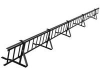 Zestaw płotka przeciwśniegowego o długości 200 cm i wysokości 20 cm, do dachówek betonowych i ceramicznych