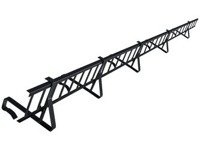 Zestaw płotka przeciwśniegowego o długości 200 cm i wysokości 15 cm, do dachówek betonowych i ceramicznych