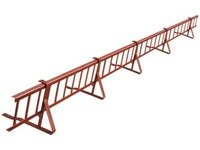Zestaw płotka przeciwśniegowego o długości 200 cm i wysokości 20 cm, do dachówek betonowych i ceramicznych