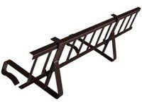 Zestaw płotka przeciwśniegowego o długości 150 cm i wysokości 15 cm, do dachówek betonowych i ceramicznych