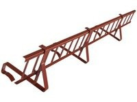 Zestaw płotka przeciwśniegowego o długości 150 cm i wysokości 15 cm, do dachówek betonowych i ceramicznych