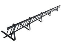 Zestaw płotka przeciwśniegowego o długości 200 cm i wysokości 20 cm, do pokryć płaskich