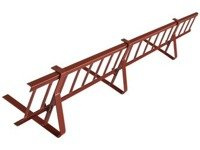 Zestaw płotka przeciwśniegowego o długości 150 cm i wysokości 20 cm do pokryć płaskich