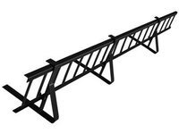 Zestaw płotka przeciwśniegowego o długości 150 cm i wysokości 15 cm, do pokryć płaskich