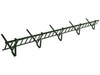 Zestaw płotka przeciwśniegowego o długości 200 cm i wysokości 15 cm do blachodachówki o module 350 mm / 35 mm