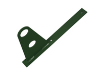 Uchwyt rur do pokryć płaskich do systemu ochrony rurowej