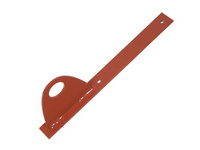 Uchwyt rur do pokryć płaskich do systemu ochrony rurowej