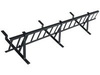 Zestaw płotka przeciwśniegowego o długości 200 cm o wysokości 15 cm, do blachy panelowej o module 380 mm / 35 mm