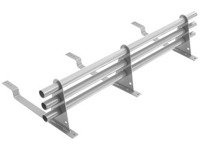 Zestaw ochrony rurowej o długości 200 cm, z 3 rzędami rur, do blachy panelowej o module 380 mm / 35 mm