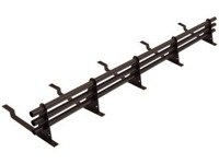 Zestaw ochrony rurowej o długości 200 cm, z 3 rzędami rur, do blachy panelowej o module 380 mm / 35 mm