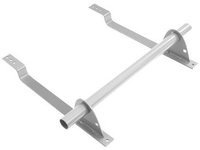 Zestaw ochrony rurowej o długości 150 cm, z 1 rzędem rur, do blachy panelowej o module 380 mm / 35 mm