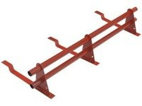 Zestaw ochrony rurowej o długości 150 cm, z 2 rzędami rur, do blachy panelowej o module 380 mm / 35 mm
