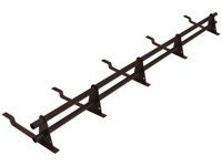 Zestaw ochrony rurowej o długości 200 cm, z 2 rzędami rur, do blachy panelowej o module 380 mm / 35 mm