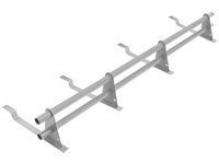Zestaw ochrony rurowej o długości 150 cm, z 2 rzędami rur, do blachy panelowej o module 380 mm / 35 mm