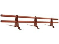 Zestaw ochrony rurowej o długości 150 cm, z 2 rzędami rur, do blachodachówki o module 350 mm / 20 mm