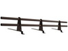 Zestaw ochrony rurowej o długości 150 cm, z 2 rzędami rur, do blachodachówki o module 400 mm / 20 mm