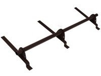Zestaw ochrony rurowej o długości 150 cm, z 1 rzędem rur, do blachodachówki o module 350 mm / 30 mm