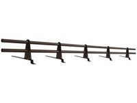 Zestaw ochrony rurowej o długości 200 cm, z 2 rzędami rur, do blachodachówki o module 350 mm / 30 mm