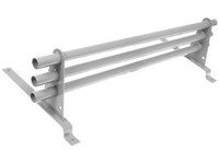 Zestaw ochrony rurowej o długości 150 cm, z 3 rządami rur,  do blachodachówki o module 350 mm / 30 mm