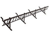 Zestaw płotka przeciwśniegowego o długości 200 cm i wysokości 20 cm, do blachy panelowej o module 380 mm / 35 mm