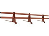 Zestaw ochrony rurowej o długości 150 cm, z 2 rzędami rur, do blachodachówki o module 350 mm / 35 mm