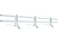Zestaw ochrony rurowej o długości 200 cm, z 2 rzędami rur, do blachodachówki o module 350 mm / 35 mm